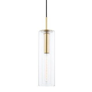 Mitzi by Hudson Valley Belinda 18-inch Pendant with Clear Glass