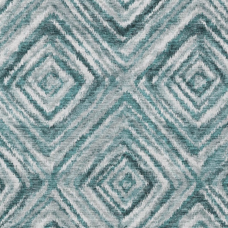 HomeRoots Geometric Transitional Rectangle Outdoor Rug