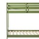 preview thumbnail 12 of 12, Transitional Style Modern Simple Solid Wood Twin Over Twin Bunk Bed,