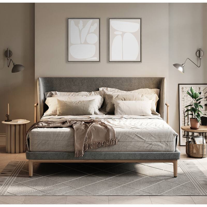 Kate and Laurel Sylvie Zen Neutral Canvas by Creative Bunch Studio