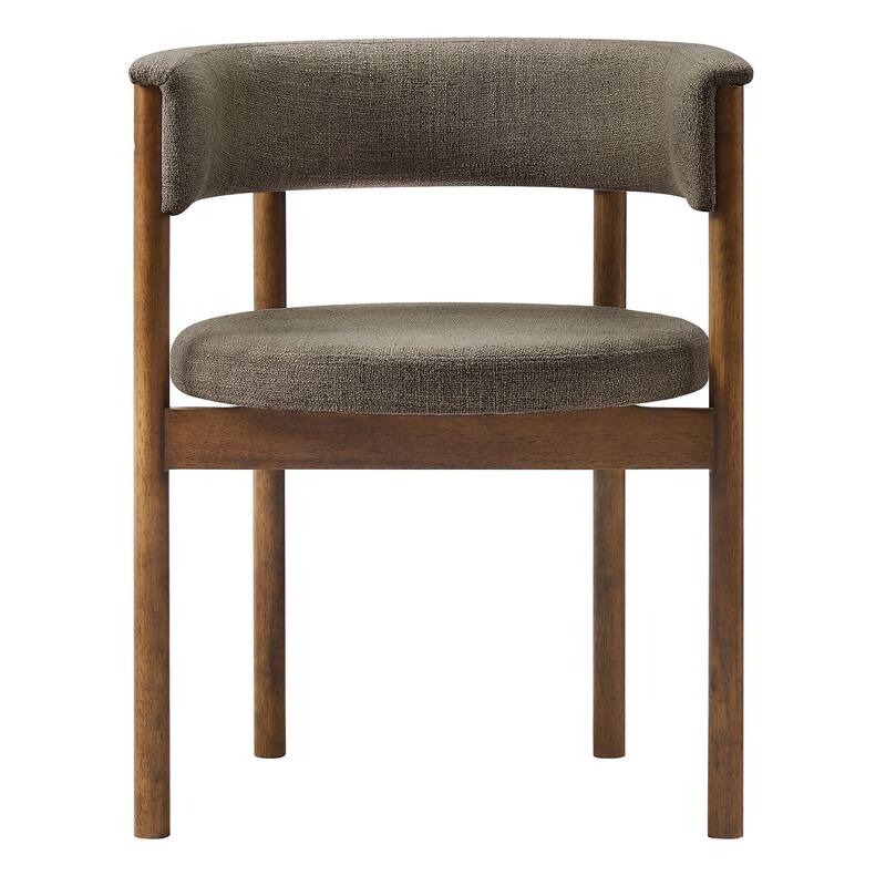 Clea Curved Upholstered Dining Chairs Set Of 2