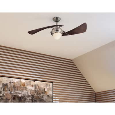 Westinghouse Lighting Harmony 48-Inch 2-Blade Indoor Ceiling Fan with Dimmable LED Light and Opal Frosted Glass
