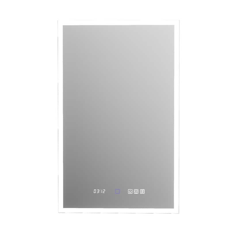 MEDUNJESS 20'' x 32'' Frameless Bathroom Cabinet with Defogging