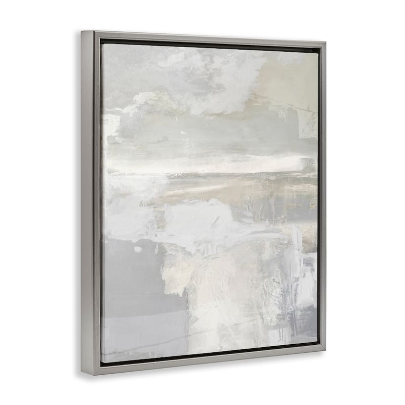 Stupell Cascading Soft Neutrals Framed Floater Canvas Wall Art Design By Rachel Springer