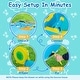 preview thumbnail 27 of 29, Inflatable Bounce House with Water Slide for Kids Includes Air Blower