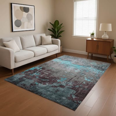 Premium Washable Super Soft Abstract Chic Mayfield Rug