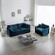 Option Blue 2-Seater Sofa+Accent Chairs