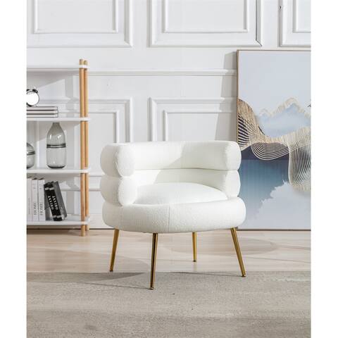 Morden Accent Chair, Leisure sofa with Golden feet
