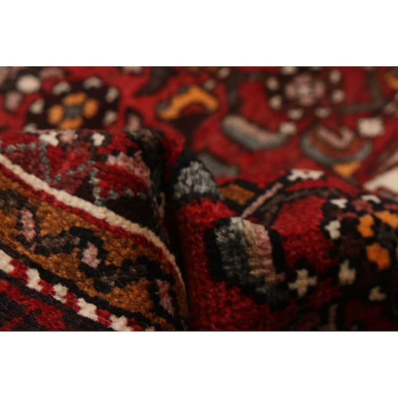 ECARPETGALLERY Hand-knotted Andelz Red Wool Rug - 3'3 x 10'6