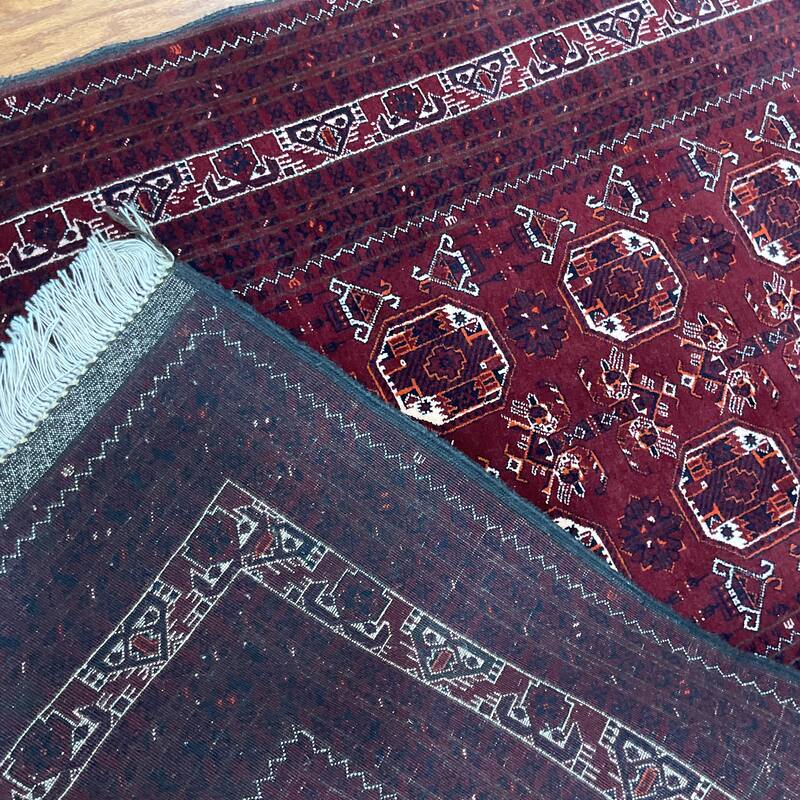 HERAT ORIENTAL Handmade Turkoman Wool Rug - 3'6" x 6'2"