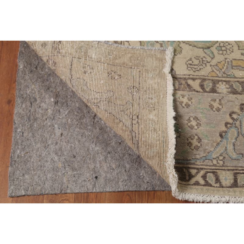 Tabriz Persian Vintage Rug Hand-Knotted Traditional Wool Carpet - 9'4"x 12'8"