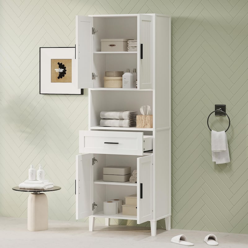 70.9" High Freestanding Tall Bathroom Cabinet