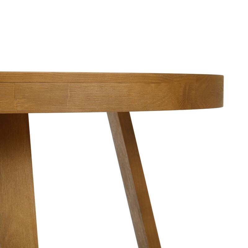 Plank and Beam Classic Solid Wood Round Dining Table - 47"
