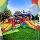 preview thumbnail 7 of 5, Castle Bounce House for Kids with Blower Two Jump Areas and Slides