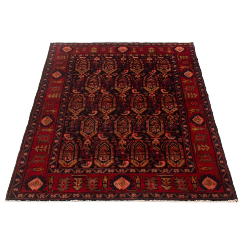 ECARPETGALLERY Hand-knotted Andelz Navy Wool Rug - 4'10 x 7'1