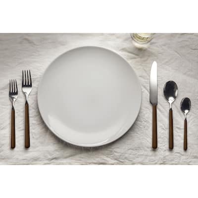 Fantasia Tobacco 5-piece Stainless Steel Flatware Set