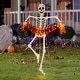 preview thumbnail 4 of 15, Glitzhome 7ft Pre-lit Halloween 2D Skeleton Outdoor Decor with 220 warm White LED Lights