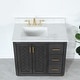 preview thumbnail 24 of 196, Altair Gazsi Bathroom Vanity with Composite Stone Countertop without Mirror