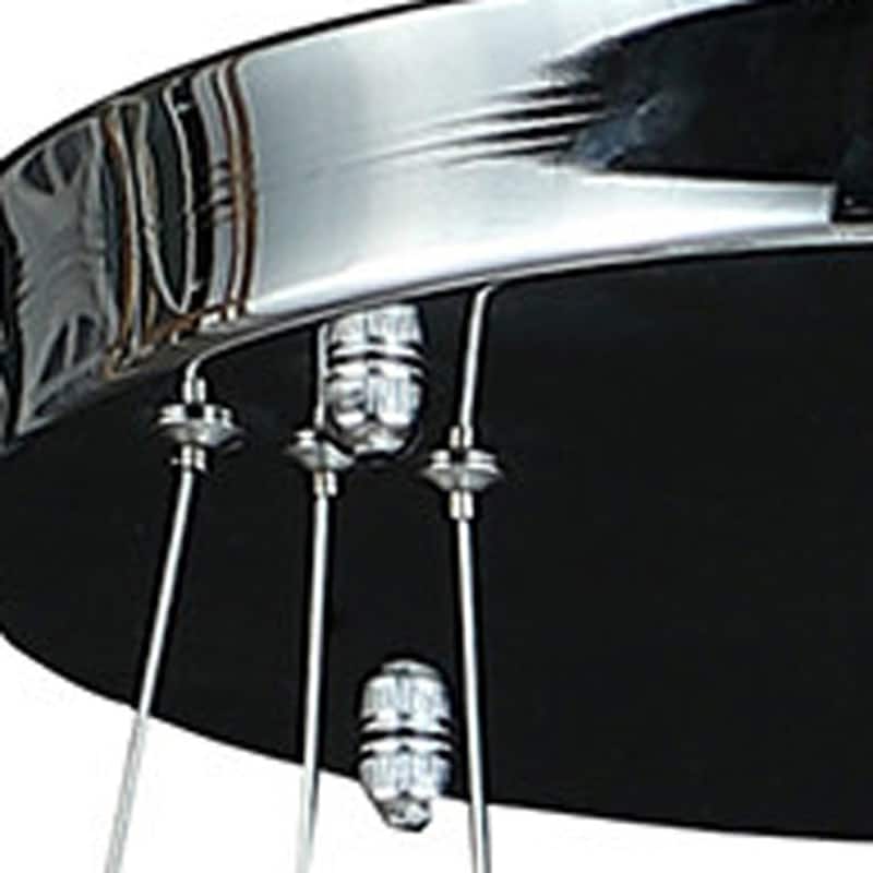 HomeRoots Silver Metal and Crystals LED Dimmable Chandelier - 17.25' X '47.2' X '17.25