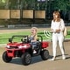 preview thumbnail 34 of 38, Gymax 12V 2 Seater Ride On UTV Dump Truck Remote w/ Electric Dump Bed