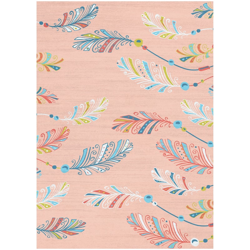 HomeRoots Juvenile/Youth Casual Rectangle Area Rug