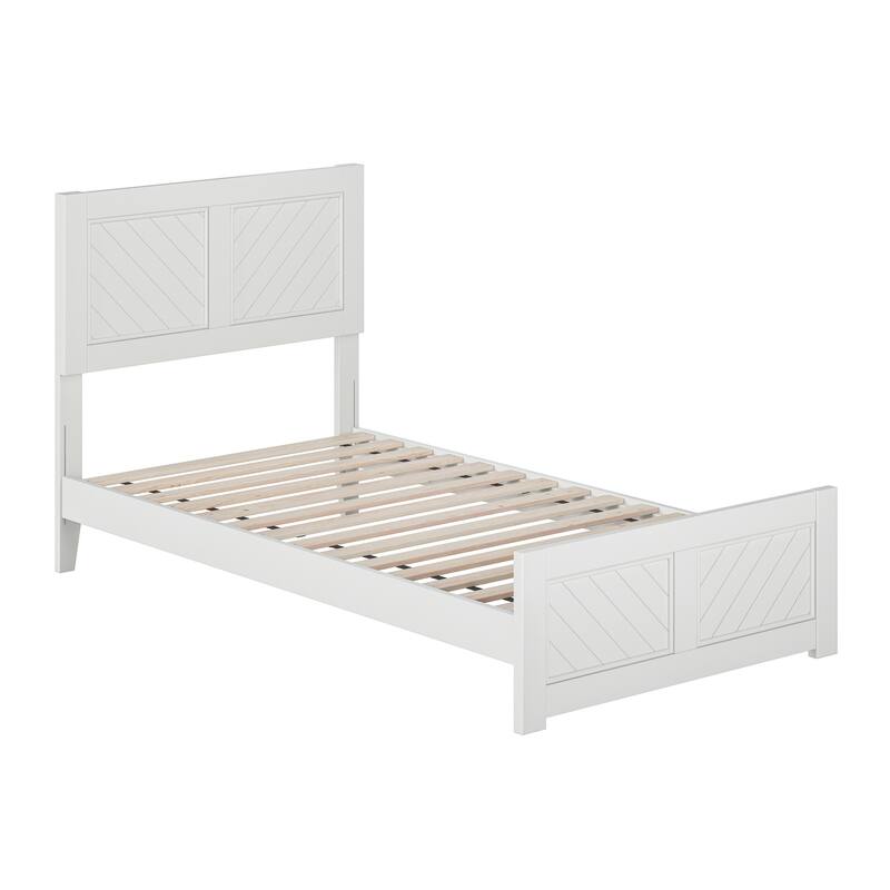 Berkshire Queen Low Profile Platform Bed with Matching Footboard