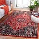 preview thumbnail 1 of 11, SAFAVIEH Vintage Hamadan Peshah Rug 8' x 10' - Red/Black - Rectangle
