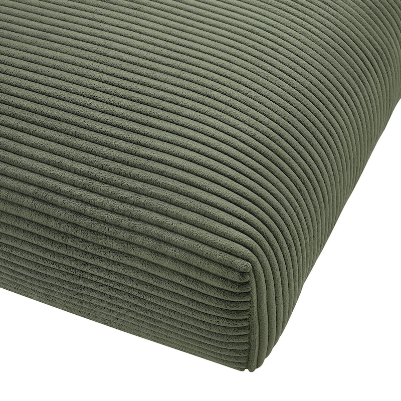 Solace Modular Corduroy Upholstered Ottoman