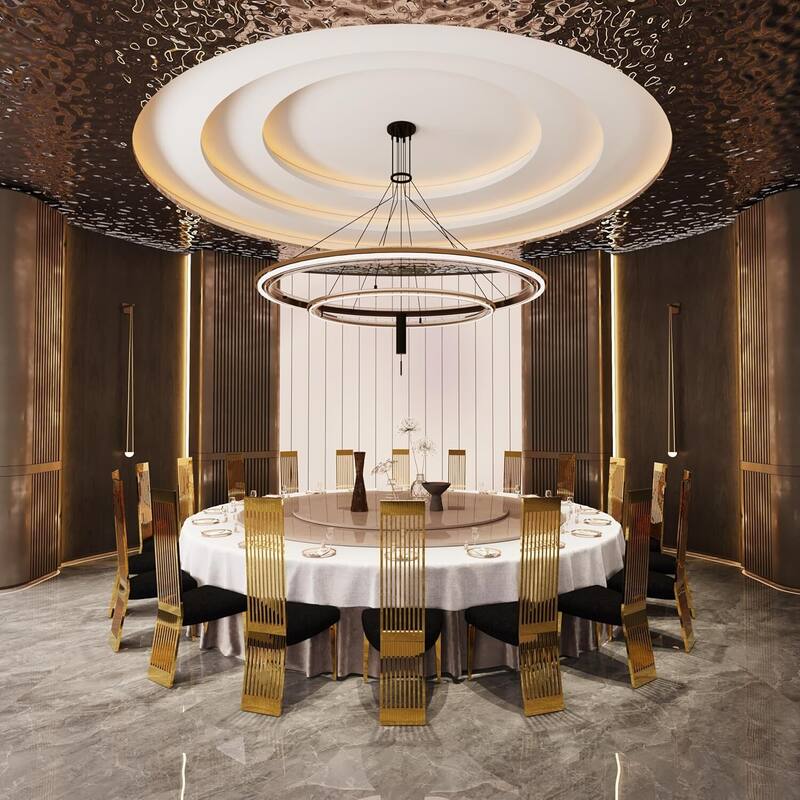 Modern Luxury Boucle Dining Chairs with High Back Design and Metal Legs