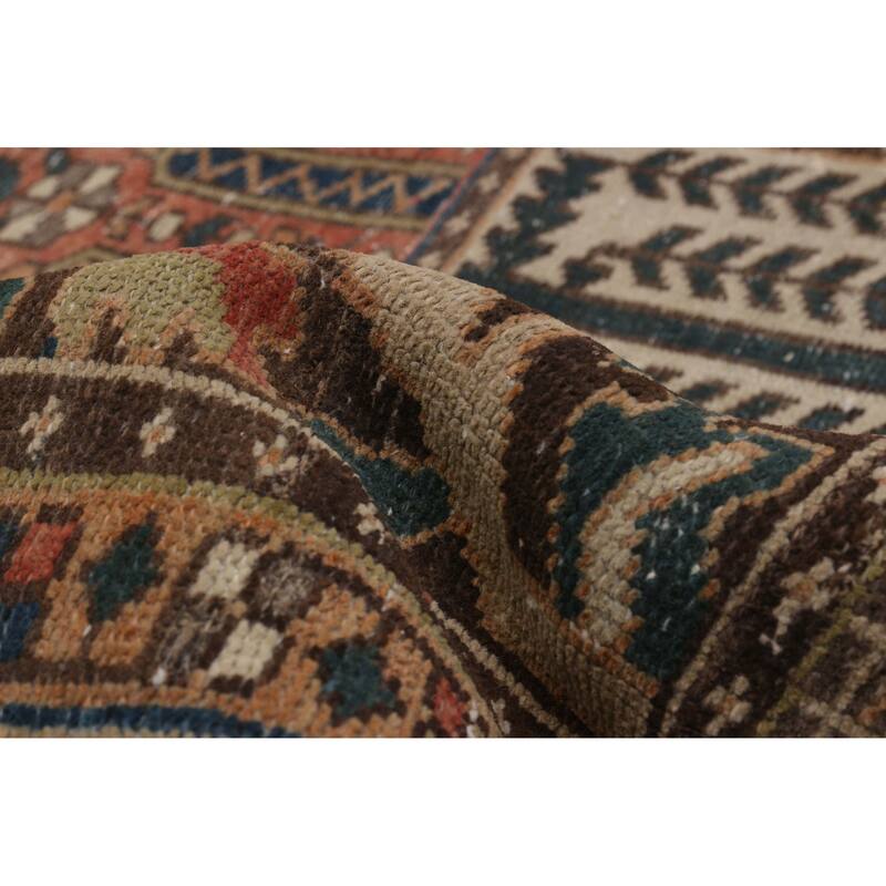 ECARPETGALLERY Hand-knotted Antalya Vintage Brown Wool Rug - 6'6 x 9'9