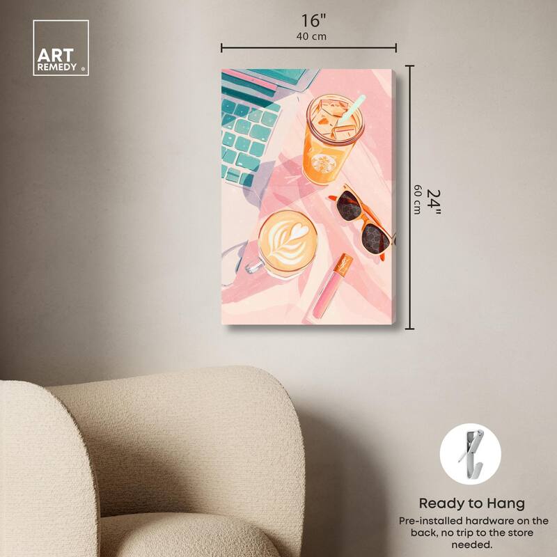 Summer Studies Canvas by Art Remedy, Gallery Wrapped