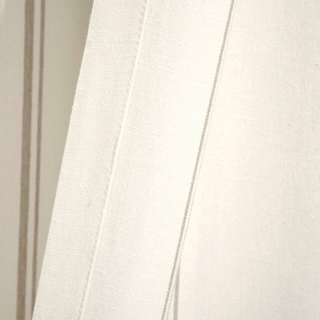 Lush Decor Farmhouse Stripe Yarn Dyed Cotton Window Curtain Panel Pair