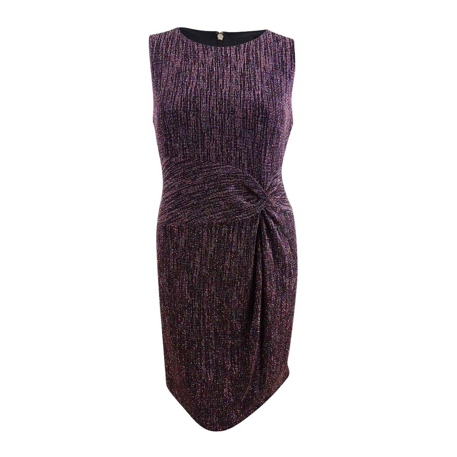tommy hilfiger metallic sheath dress Metallic Sleeveless Slim Fit Midi Dress | Dresses & Jumpsuits