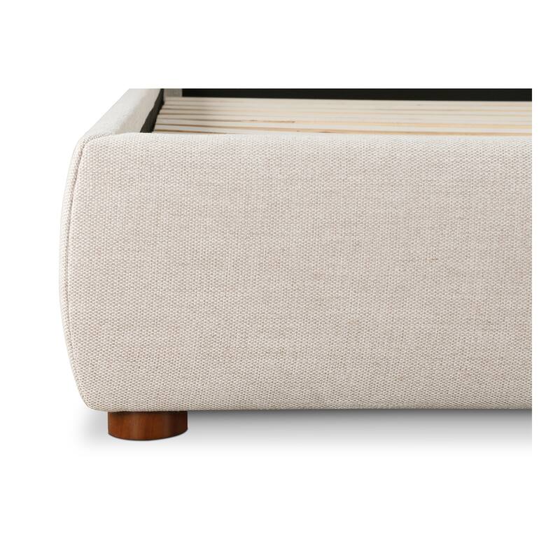 Aurelle Home Modern Upholstered Platform Bed