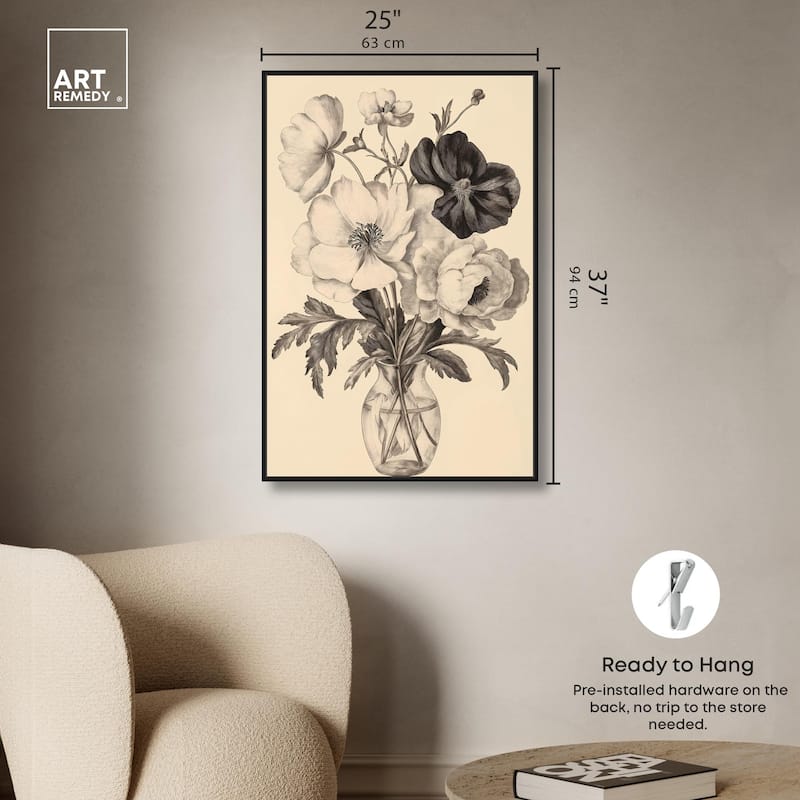 Herbarium's Hush II Canvas by Art Remedy