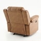 preview thumbnail 43 of 52, Charleston Leather Gel Glider Rocker Recliner by Greyson Living