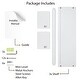 preview thumbnail 9 of 7, Wallniture Madrid Wood Wall Shelves for Book and Toy Storage (Set of 3)