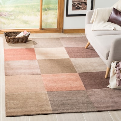SAFAVIEH Couture Hand-knotted Tibetan Soline Modern Wool Rug