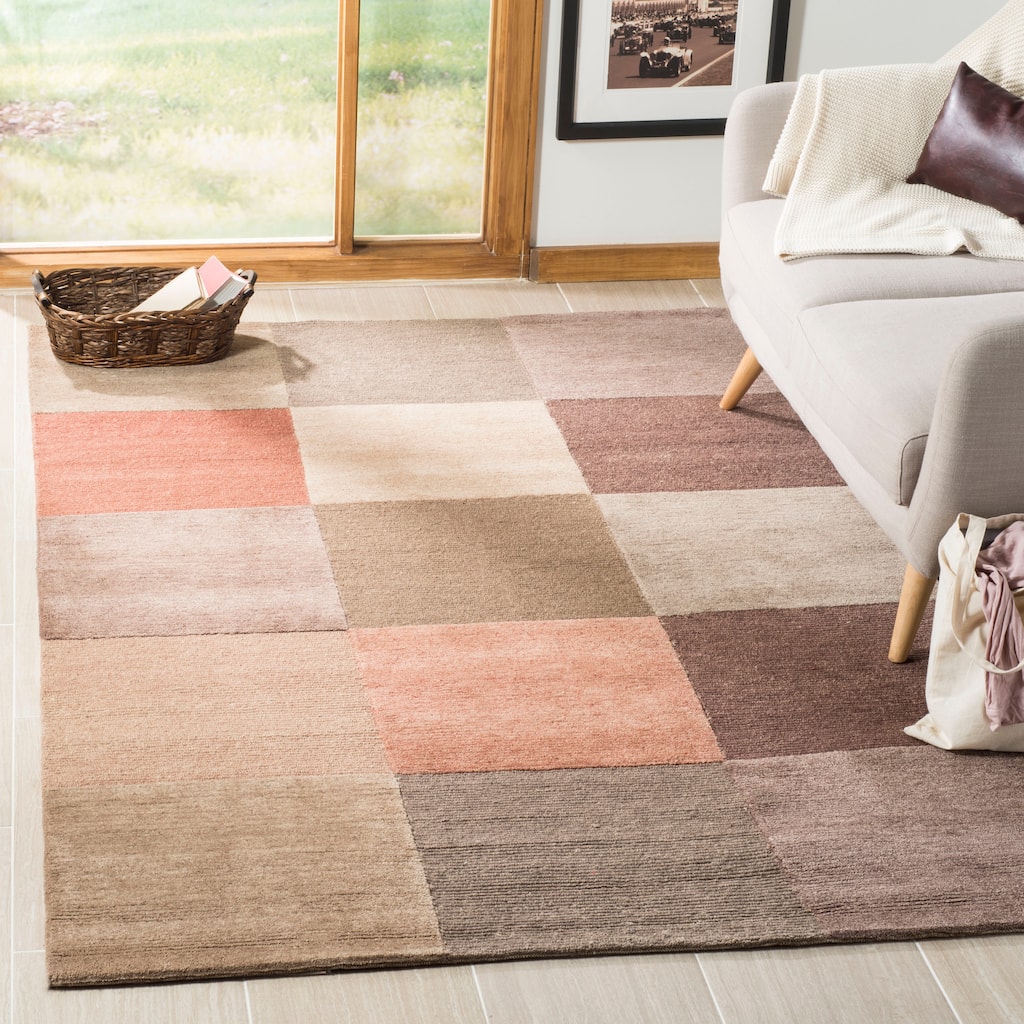 SAFAVIEH Couture Hand-knotted Tibetan Soline Modern Wool Rug