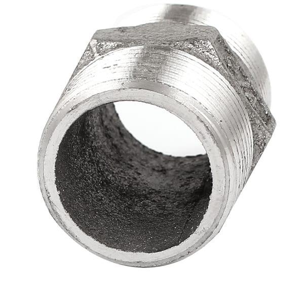 3/4BSP to 3/4BSP Male Thread Stainless Steel Pipe Hex Reducing Fitting