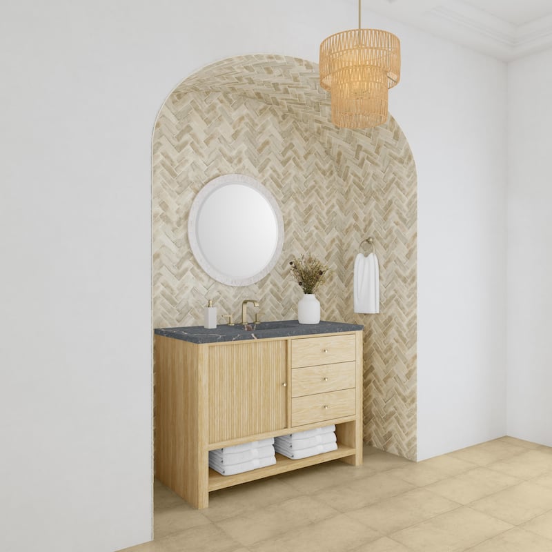 James Martin Vanities D404-V48-3PBL Marigot 48" Single Basin Wood
