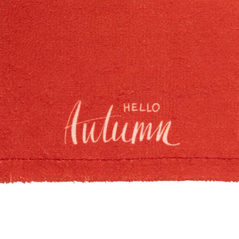 Hello Autumn and Floral Fall Harvest Kitchen Tea Towels - 26" - Set of 2
