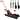 Hydraulic Motorcycle Lift Jack Portable Motorcycle Lift Table with 4 Wheels - 30.80"L * 14.20"W * 28.50"H