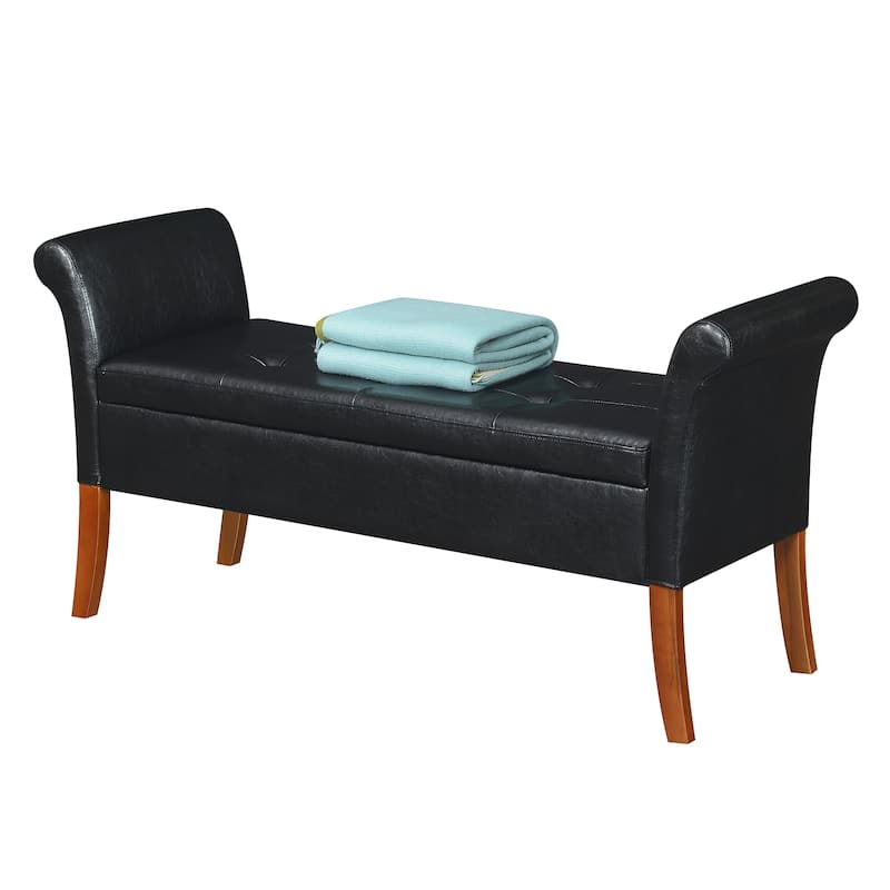 Convenience Concepts Designs4Comfort Garbo Entryway Storage Bench