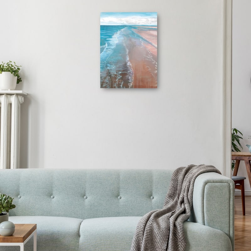 Pink Sands By Studio Arts Canvas Art Print