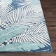 preview thumbnail 3 of 5, Livabliss Healani Indoor/Outdoor Tropical Blue Area Rug