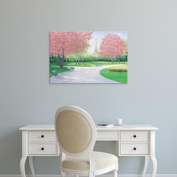 Easy Art Prints James Wiens's 'Parisian Spring v2 Crop' Premium Canvas Art