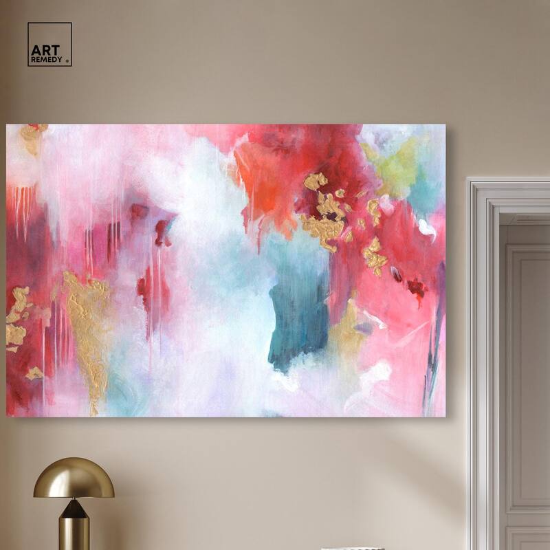 Rolling in Love Canvas by Art Remedy, Gallery Wrapped