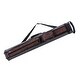 preview thumbnail 1 of 3, Vector Pool Cue Case - 3x6 Brown Trim - Black