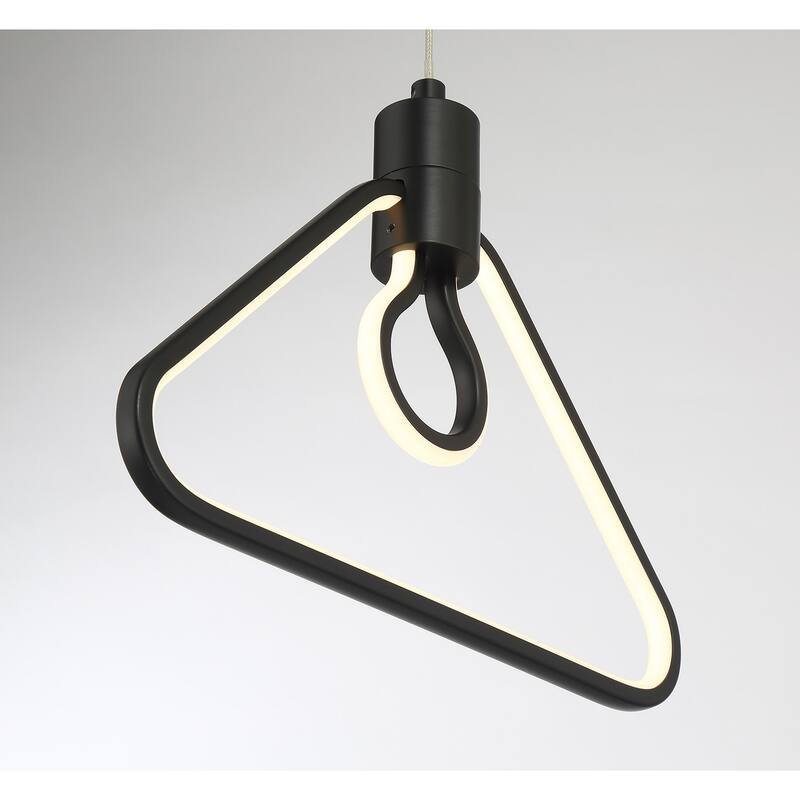 Kovacs P1905-L Edisons Outline 11" Wide LED Abstract Pendant